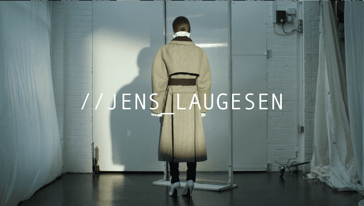 ジャケット/アウターJENS LAUGESEN イエンスラウガセン 裏地デザインコート